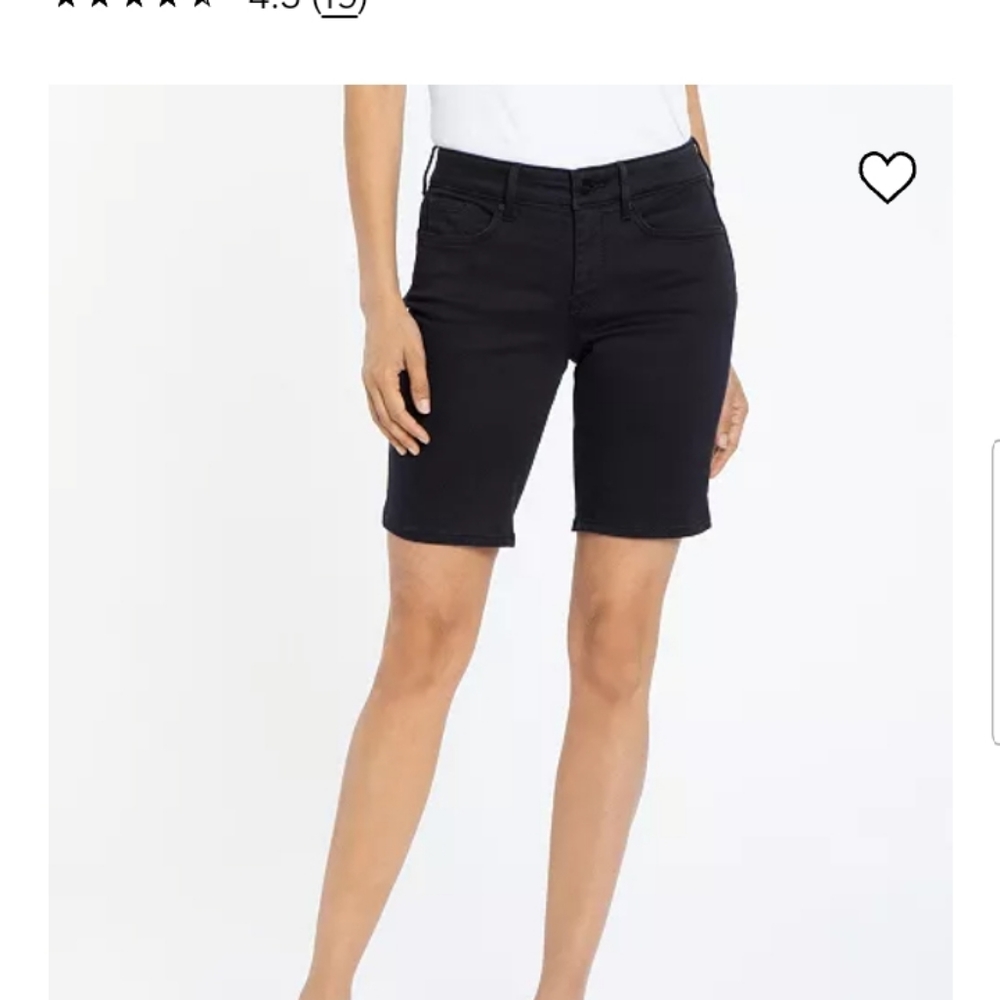 NYDJ Women's Ella BLack Denim Shorts